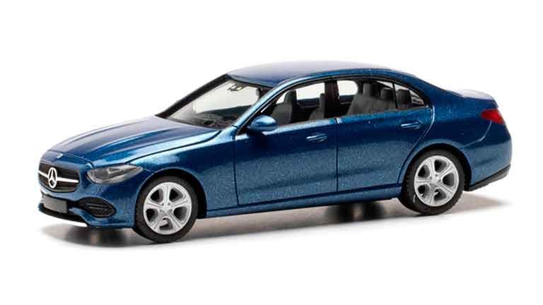 HERPA 430913-002 Лимузин Mercedes-Benz® C-класса (синий металлик), 1:87