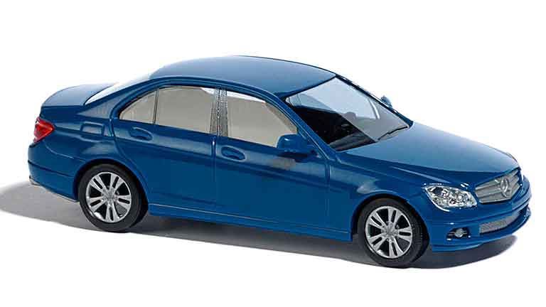 BUSCH 89139 Лимузин Mercedes-Benz® C—класс голубой, 1:87