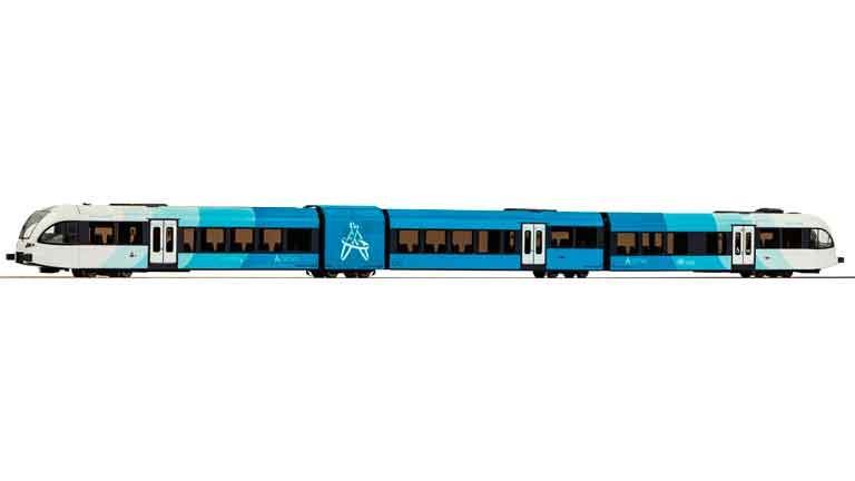 PIKO 59136 Дизельный пригородный поезд GTW 2/8 «Stadler» (DSS 8 пин), H0, VI, Arriva