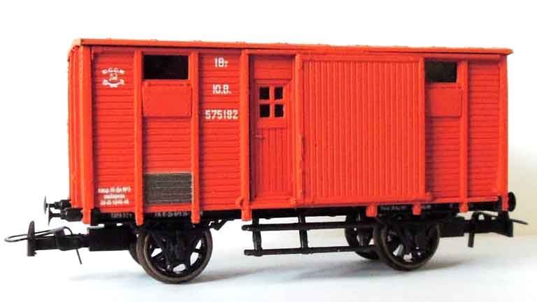 MDSmodel 870001 Товарный вагон приспособленный для жилья или служебных стационарных целей, H0, СССР