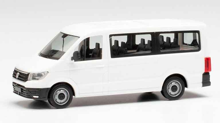 HERPA 013840 Микроавтобус Volkswagen® Crafter с плоской крышей (белый для сборки ), 1:87