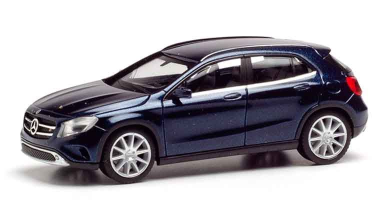 HERPA 038317-003 Автомобиль Mercedes-Benz® GLA—класса (синий металлик), 1:87