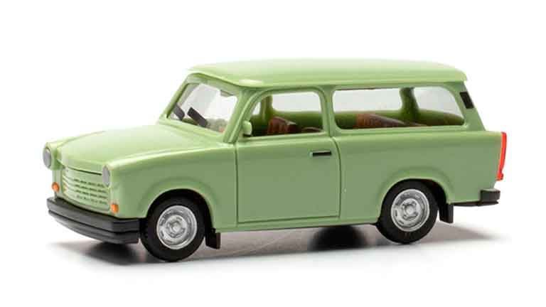 HERPA 027359-004 Автомобиль универсал Trabant® 1.1 (бледно-зелёный), 1:87