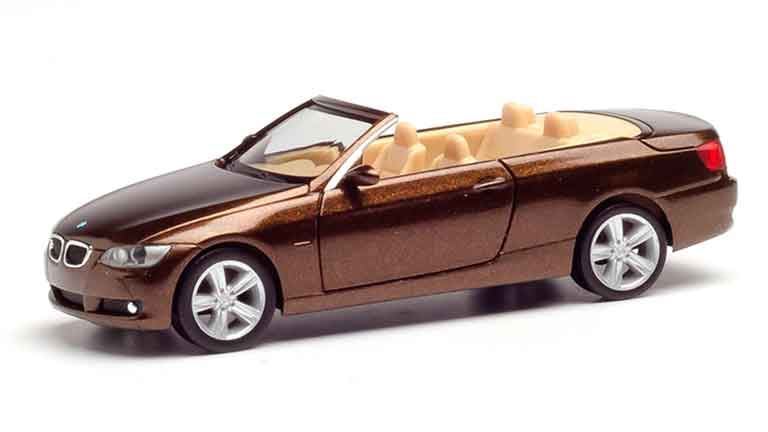 HERPA 033763-002 Автомобиль кабриолет BMW® 3er (коричневый металлик), 1:87