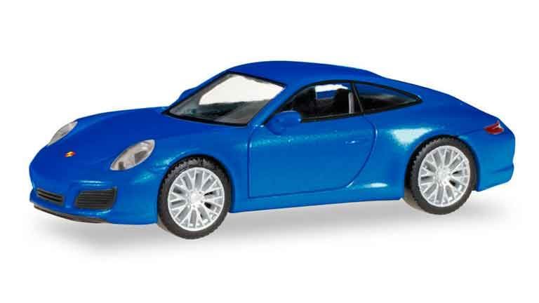 HERPA 038546-002 Автомобиль Porsche® 911 Carrera 2S (сапфировый синий металлик), 1:87