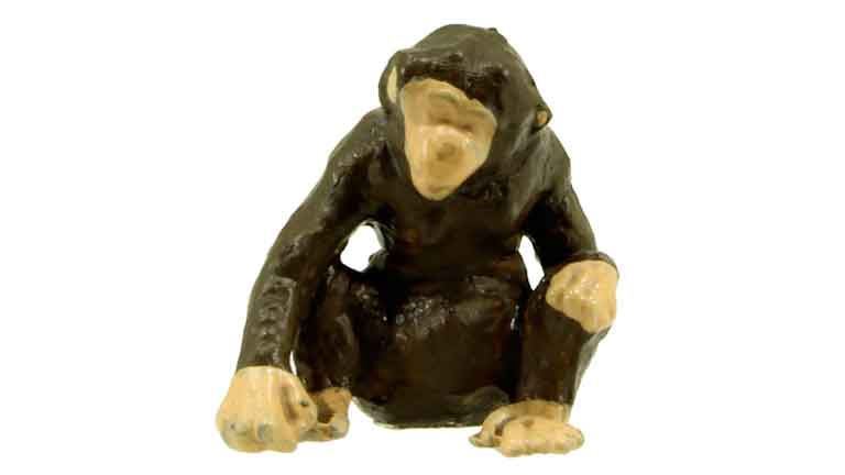 PREISER 29527 Шимпанзе (1 эксклюзивная фигурка), 1:72–1:100