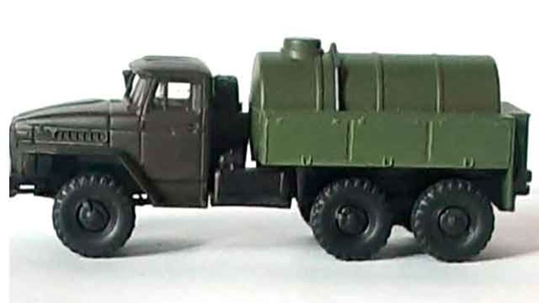 RUSAM-URAL-4320-60-900 Автоцистерна УРАЛ (военный), 1:87, 1977, СССР