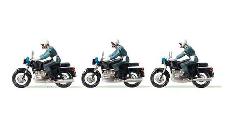 PREISER 16833 Военная полиция на мотоцикле (3 фигурки), 1:87, Бундесвер