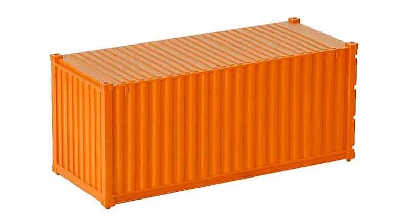CMOD CON08720 orange 20-футовый контейнер (оранжевый), 1:87