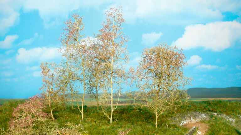 HEKI 1370 Основа лиственных деревьев (35 шт., морские водоросли), 1:32—1:120, сделано в Германии