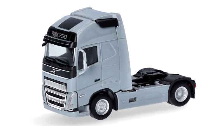 HERPA 313353-003 Седельный тягач Volvo® FH 16 Globetrotter XL (серый), 1:87, 2020