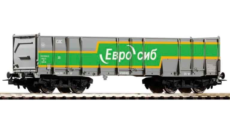 PIKO 58737 Полувагон «Евросиб», H0, V, РЖД