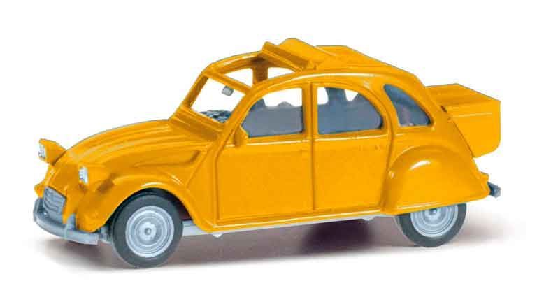 HERPA 027632-006 Автомобиль Citroën® 2CV с багажником (цвет мимозы), 1:87, 1948—1990