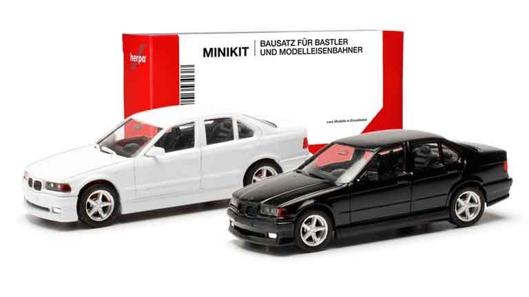 HERPA 013925 Автомобили BMW® 3 серии E36 AC Schnitzer (2 шт. для сборки), 1:87