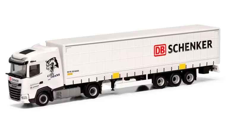 HERPA 318013 Седельный тягач DAF® XG с полуприцепом «DB Schenker», 1:87