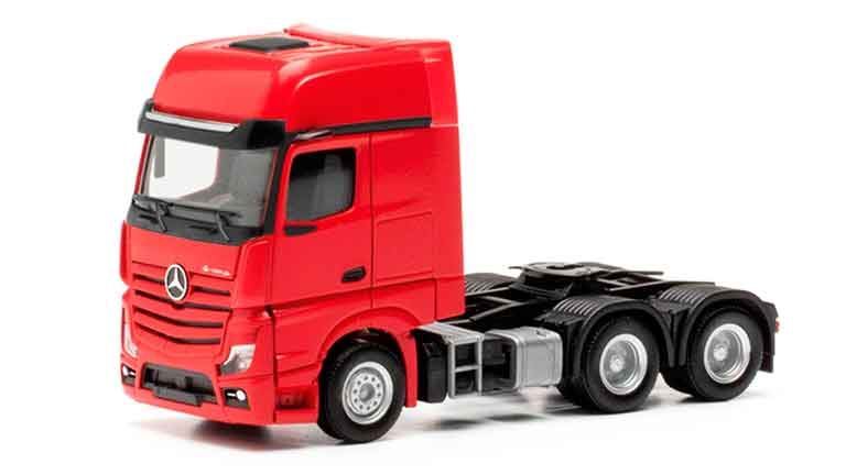 HERPA 317917 Седельный тягач Mercedes-Benz® Actros L (красный), 1:87