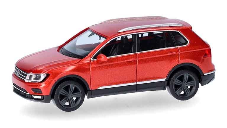 HERPA 038607-007 Автомобиль Volkswagen® Tiguan (AD1) (оранжевый металлик), 1:87
