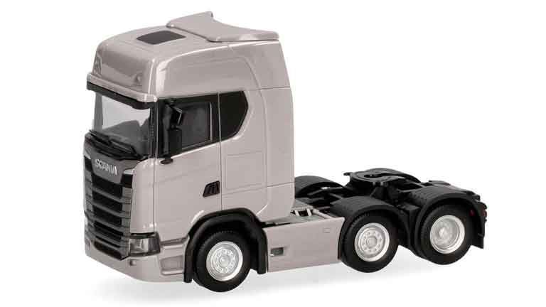 HERPA 307543-004 Седельный тягач Scania® CS 20 HD (серый), 1:87