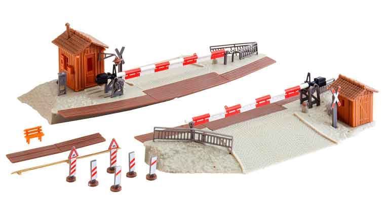 FALLER 120172 Переезд регулируемый (радиусный), 1:87, 1880–1920