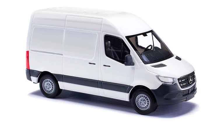 BUSCH 54000 Автофургон Mercedes-Benz® Sprinter с высокой крышей (белый), 1:87, 2018