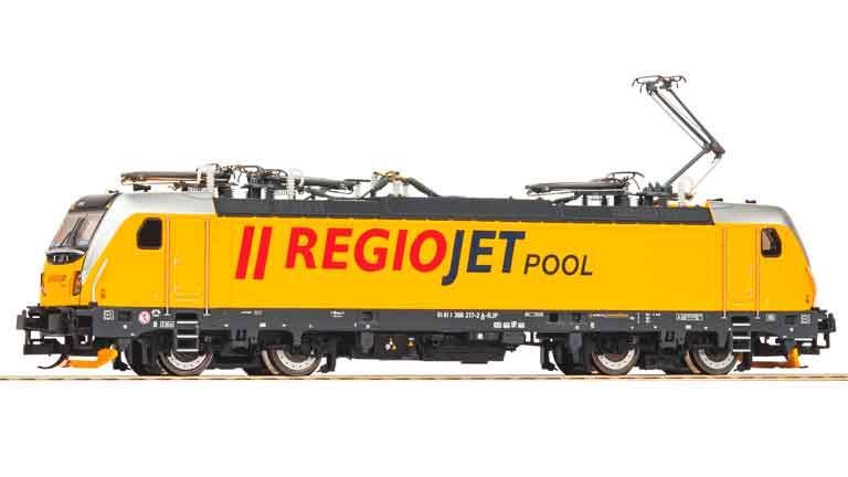 PIKO 47804 Электровоз BR 388 «Regiojet» (интерфейс PluX22), TT, VI, Regiojet