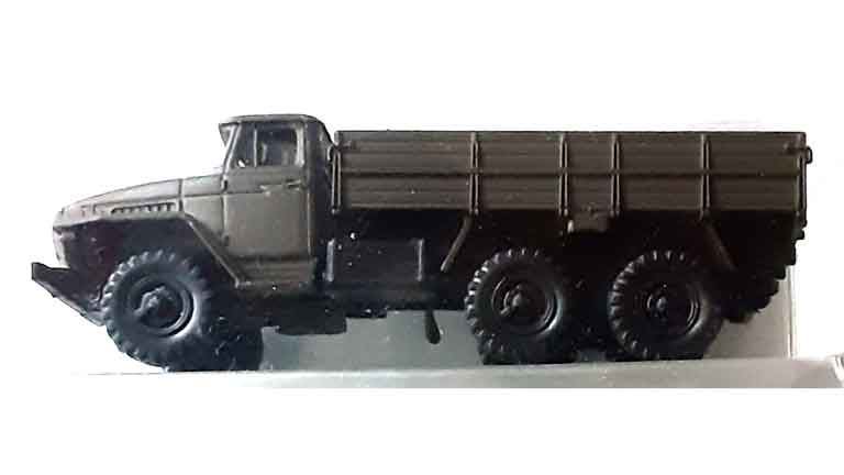 RUSAM-URAL-4320-20-590 Грузовой автомобиль УРАЛ (высокий борт), 1:87, 1977, СССР