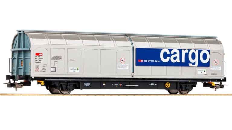 PIKO 24612 Вагон повышенной емкости с раздвижными стенками Habillns, H0, VI, SBB
