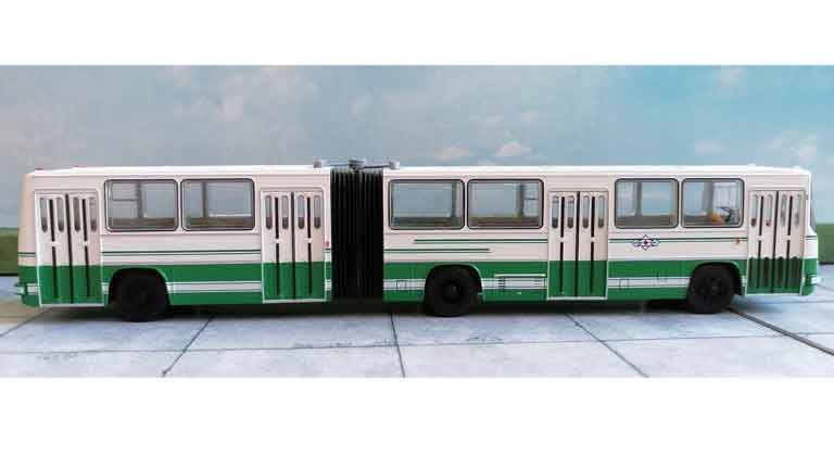 BREKINA 59722 Городской автобус Икарус 280 (бело-зелёный), 1:87, 1974—1990, ГДР