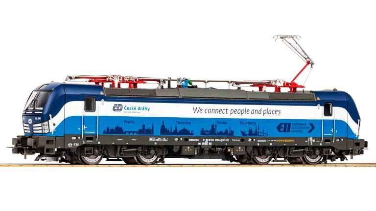 PIKO 21687 Электровоз Vectron «Прага-Берлин-Гамбург» (интерфейс PluX22), H0, VI, ČD