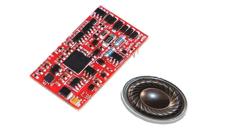 PIKO 56609 Цифровой звуковой декодер 8 пин для BR 218 с динамиком, H0, DB