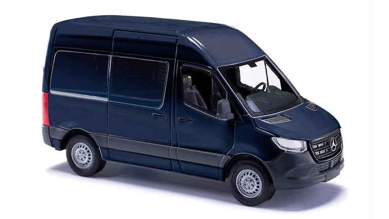 BUSCH 54001 Автофургон Mercedes-Benz® Sprinter с высокой крышей (синий), 1:87, 2018