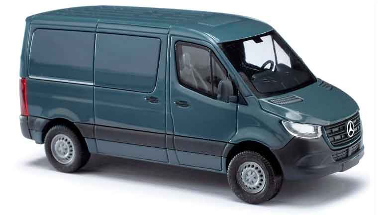 BUSCH 53401 Автофургон Mercedes-Benz® Sprinter короткий RS (серый), 1:87, 2018