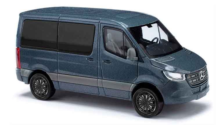 BUSCH 53464 Микроавтобус Mercedes-Benz® Sprinter короткий (тюнингованный серый), 1:87, 2018