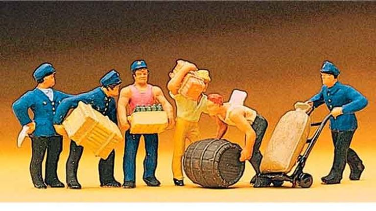 PREISER 10016 Персонал товарного цеха (фигурки и принадлежности), 1:87