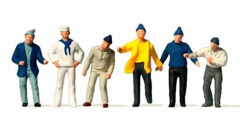 PREISER 14063 Судовая команда, 1:87