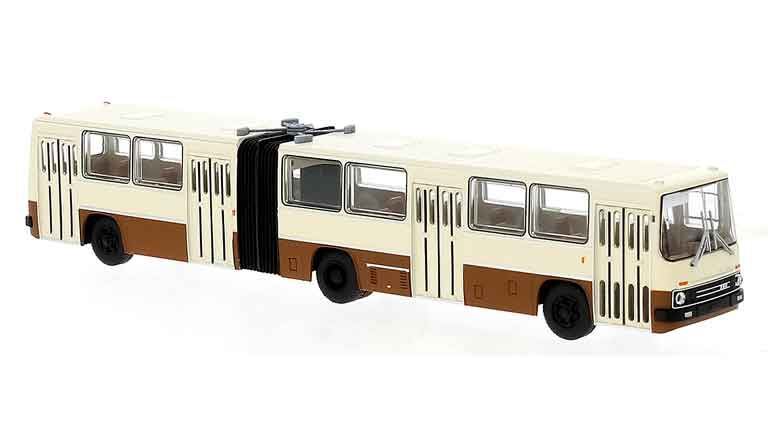 BREKINA 59719 Городской автобус Икарус 280 (бежево-коричневый), 1:87, 1972