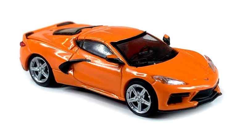 PCX87 870675 Автомобиль Chevrolet® Corvette (C8) Stingray (оранжевый), 1:87, 2020