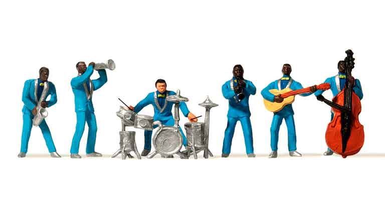 PREISER 10112 Джазовый оркестр (набор фигурок), 1:87