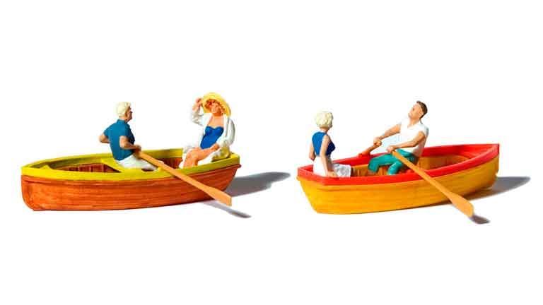 PREISER 10686 Гребля (набор эксклюзивных фигурок и принадлежности), 1:87