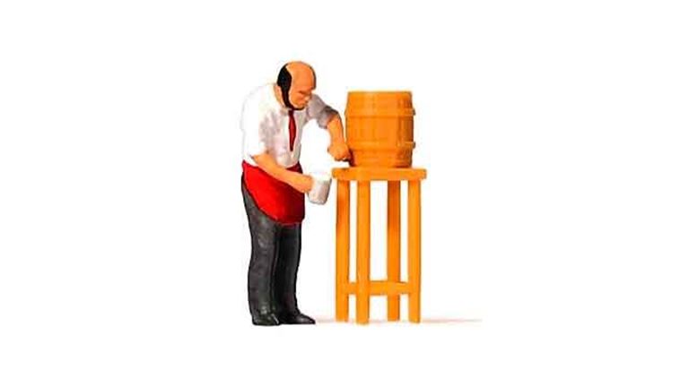 PREISER 28192 Пиво из крана (эксклюзивная фигурка и принадлежности), 1:87