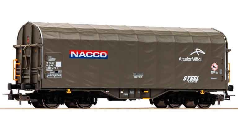 PIKO 24623 Грузовая платформа крытая брезентом «Nacco», H0, VI, NS