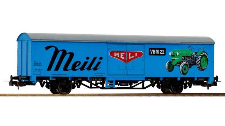 PIKO 27728 Товарный 2-осный вагон «Meili Traktoren», H0, VI, SBB