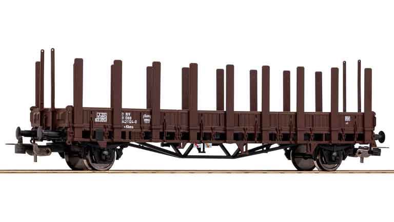 PIKO 24521 Вагон-платформа с боковыми стойками ex Ulm, H0, IV, ÖBB