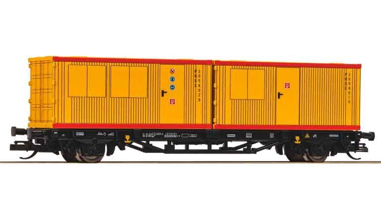 PIKO 47729 Платформа с 2 × 20' контейнерами «RPSX», TT, VI, PIKO Rail Service