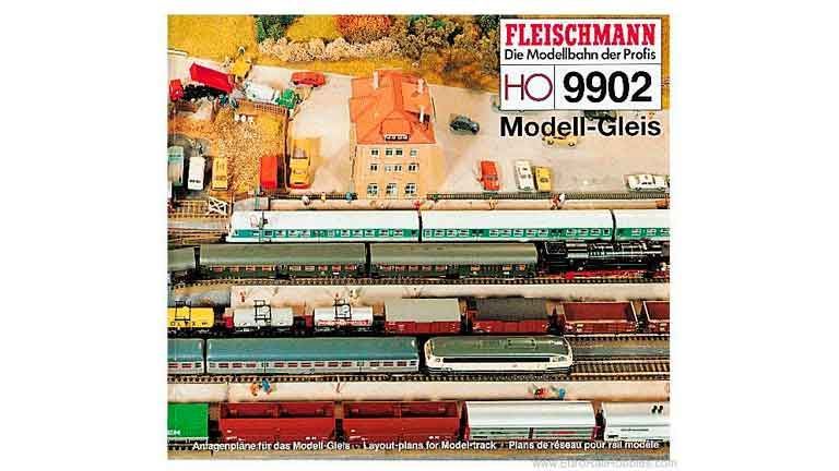 FLEISCHMANN 9902 Каталог путевых схем на базе рельс Fleischmann Modell-Gleis, H0