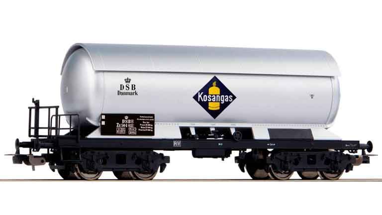 PIKO 54531 Вагон-цистерна для перевозки газа «Kosangas», H0, III, DSB
