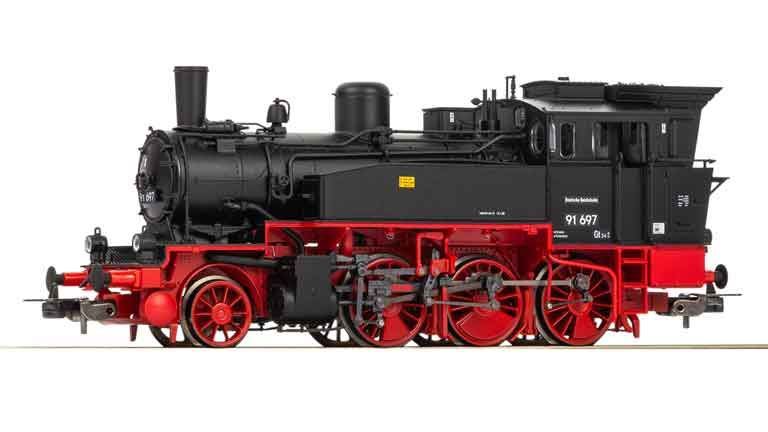 PIKO 50734 Паровоз BR 91.3 (интерфейс PluX16), H0, III, DR