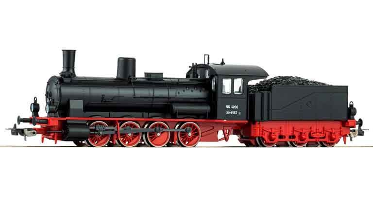 PIKO 57569 Паровоз с тендером BR 55 (звук PluX22), H0, III, NS