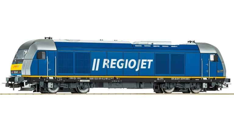 PIKO 57974 Магистральный тепловоз BR 223 «Regiojet» (интерфейс PluX22), H0, VI, Regiojet