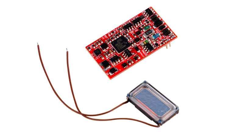 PIKO 56639 Звуковой декодер PluX22 с динамиком для тепловоза BR 218 Hobby, H0